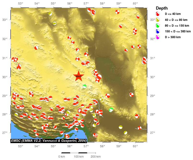 Regional moment Tensor