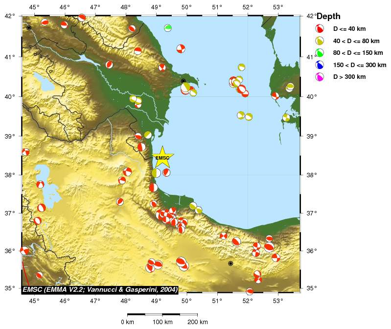 Regional moment Tensor