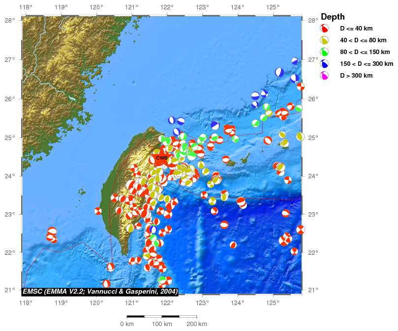Regional moment Tensor