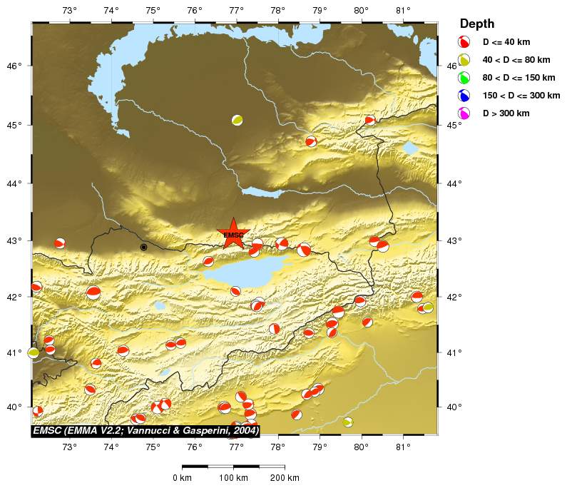 Regional moment Tensor