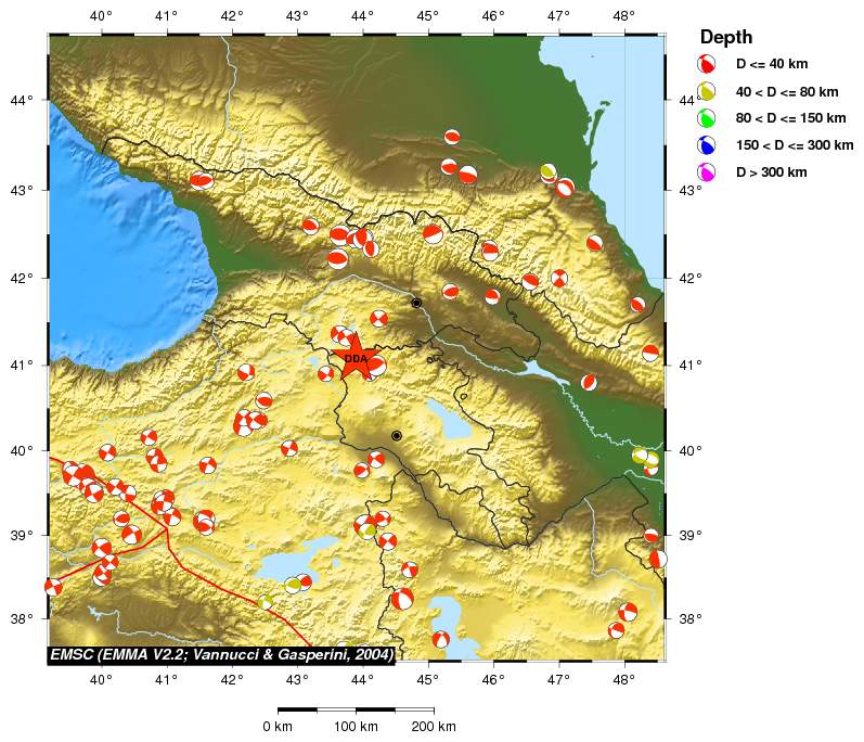 Regional moment Tensor