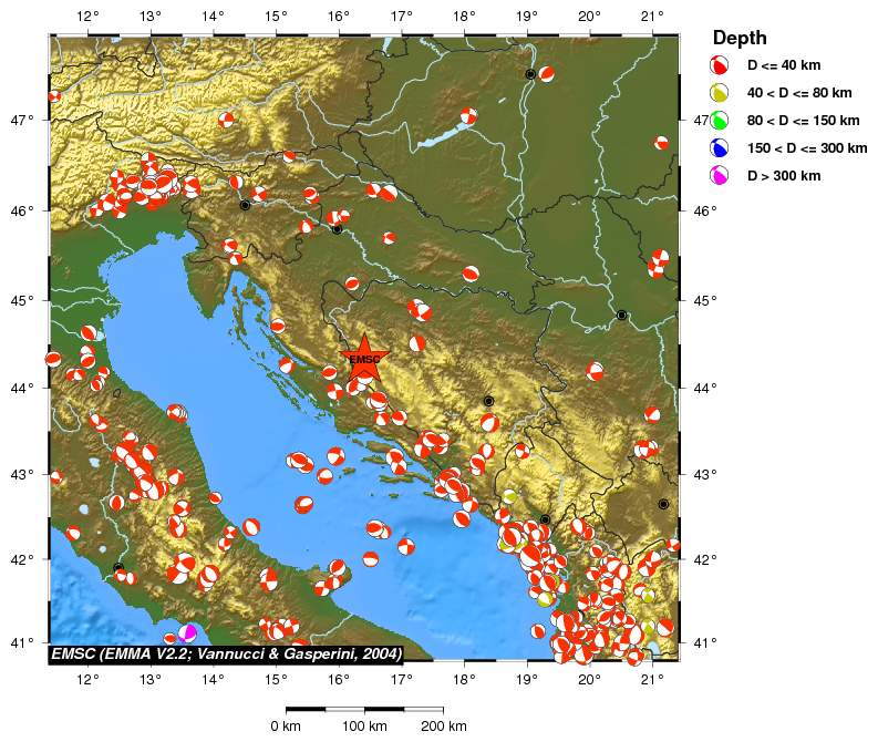 Regional moment Tensor