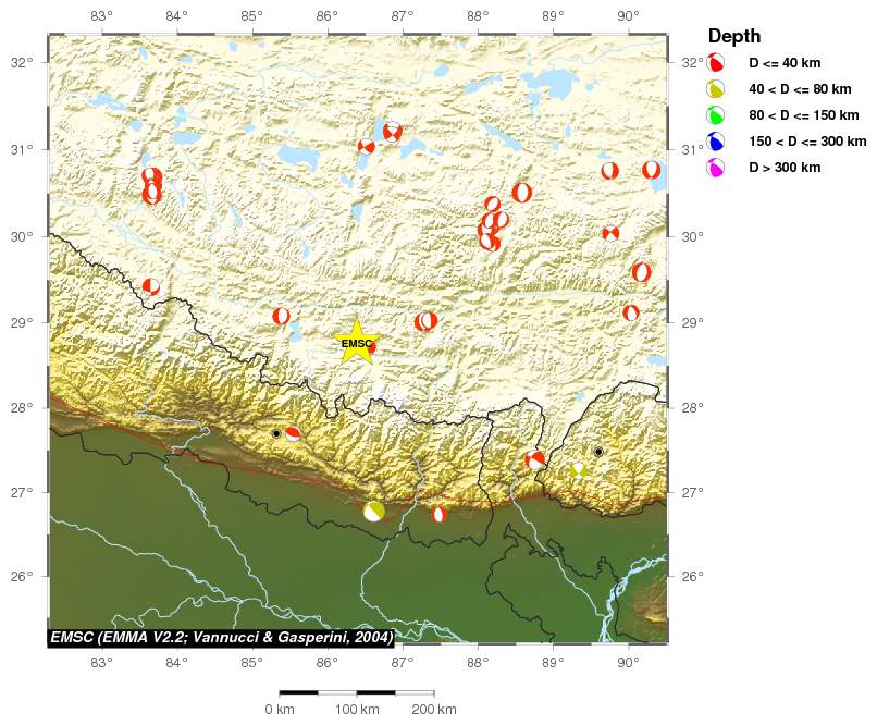 Regional moment Tensor