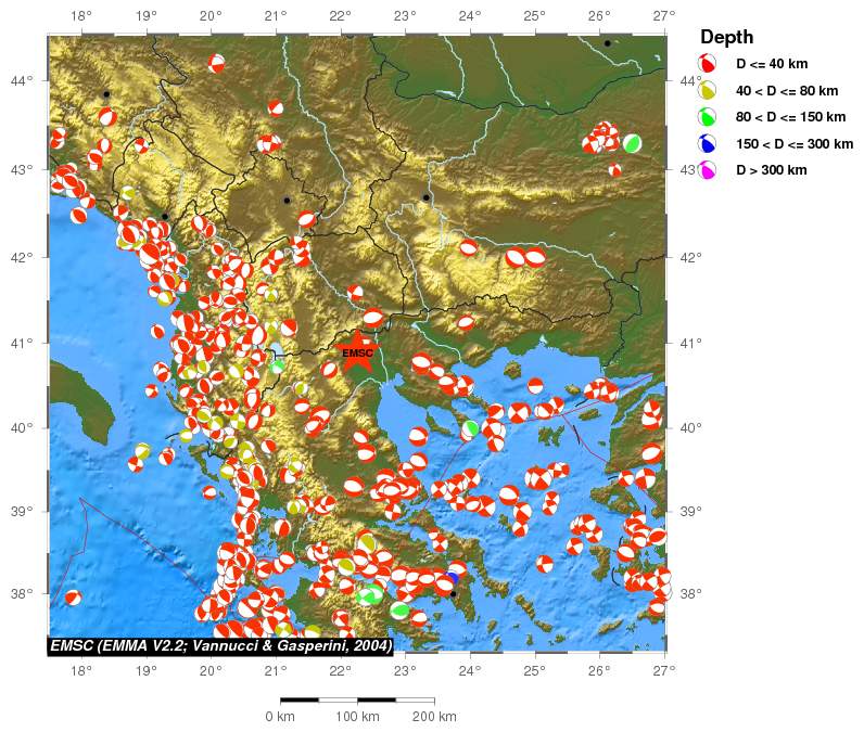 Regional moment Tensor