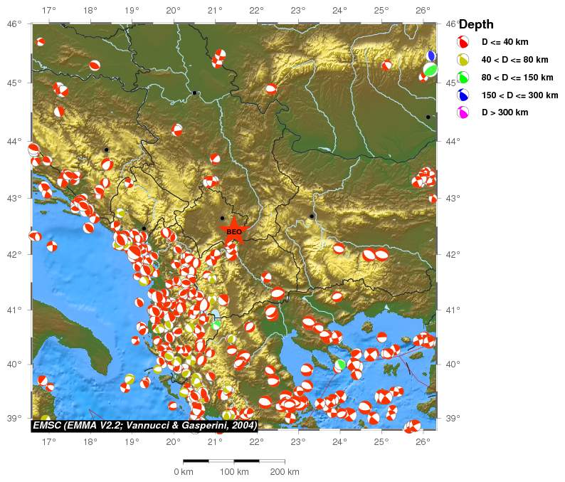 Regional moment Tensor
