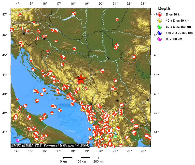Regional moment Tensor