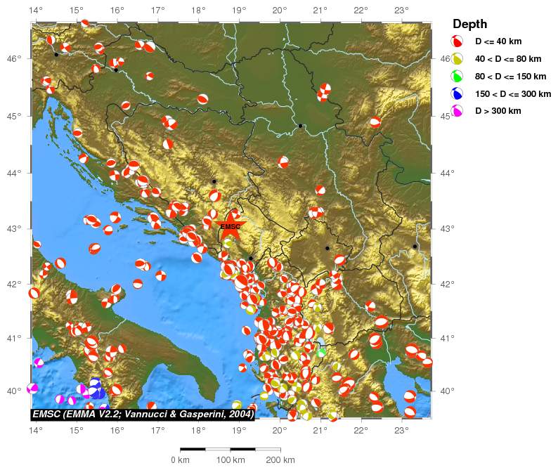 Regional moment Tensor