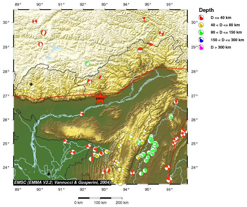 Regional moment Tensor