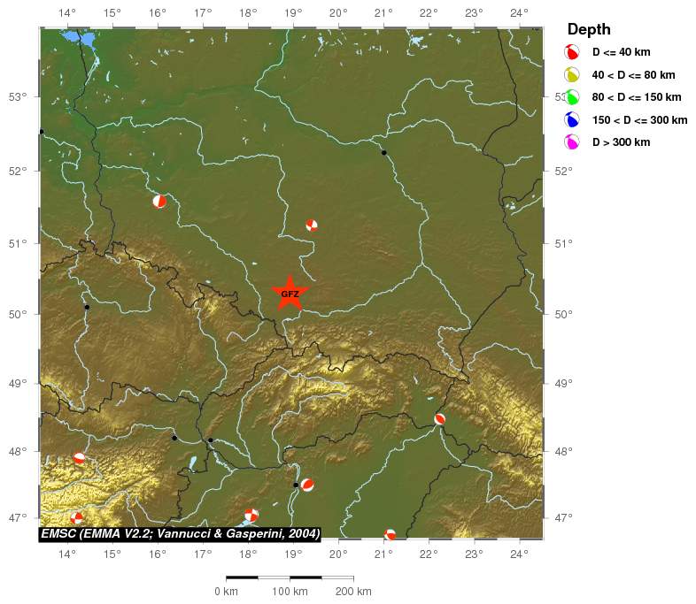 Regional moment Tensor