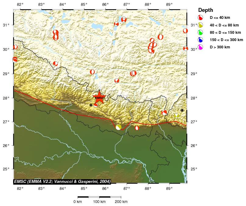 Regional moment Tensor
