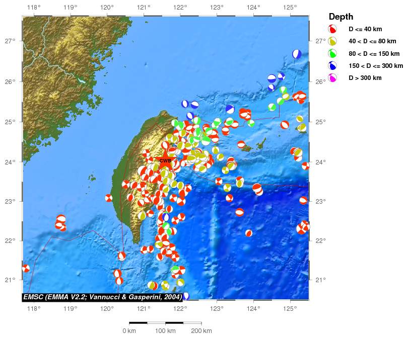 Regional moment Tensor