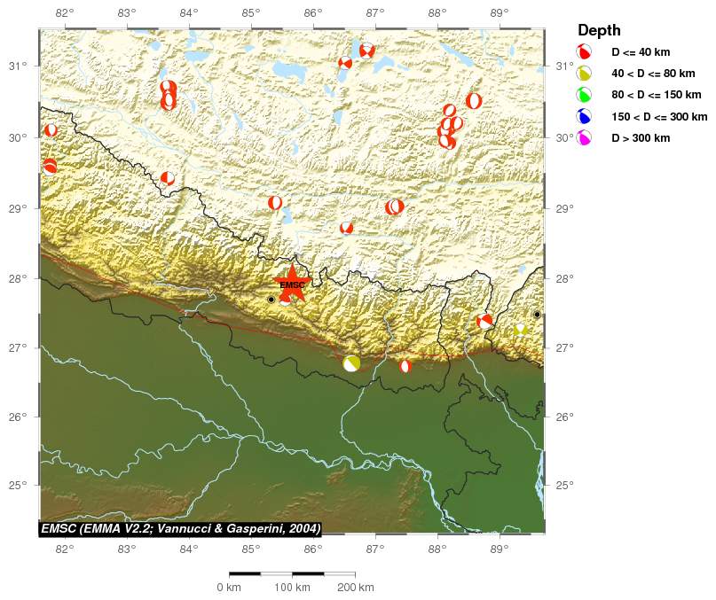 Regional moment Tensor