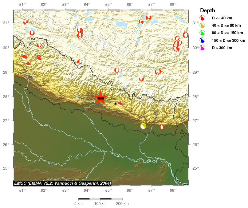 Regional moment Tensor