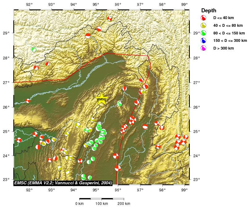 Regional moment Tensor