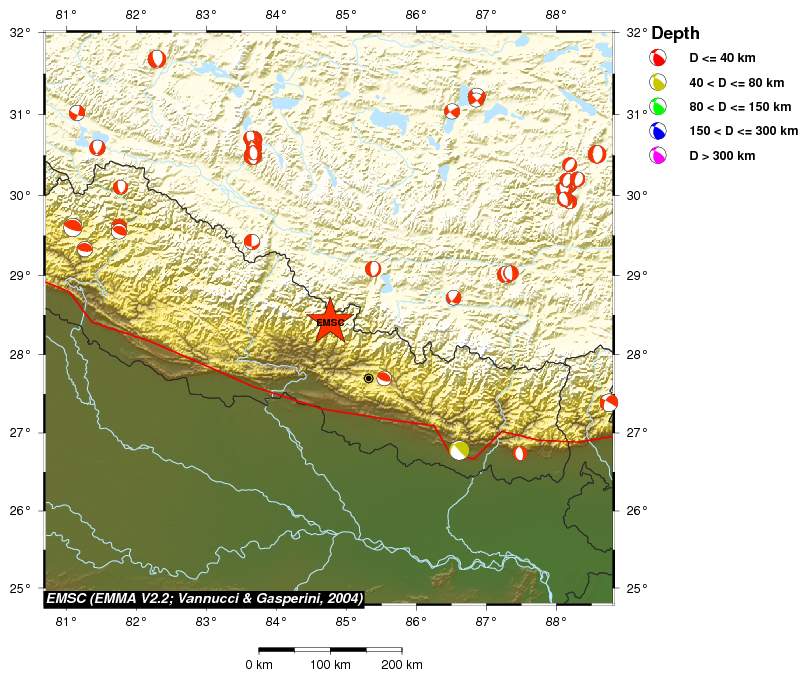 Regional moment Tensor