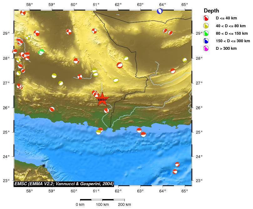 Regional moment Tensor