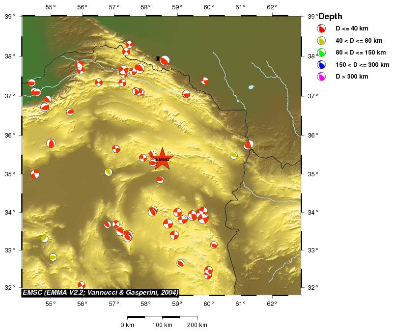 Regional moment Tensor