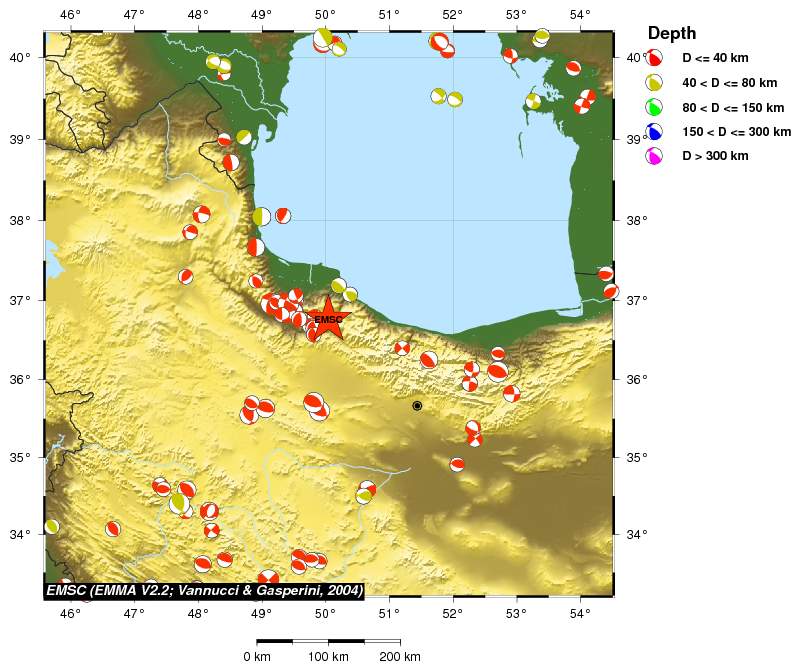 Regional moment Tensor