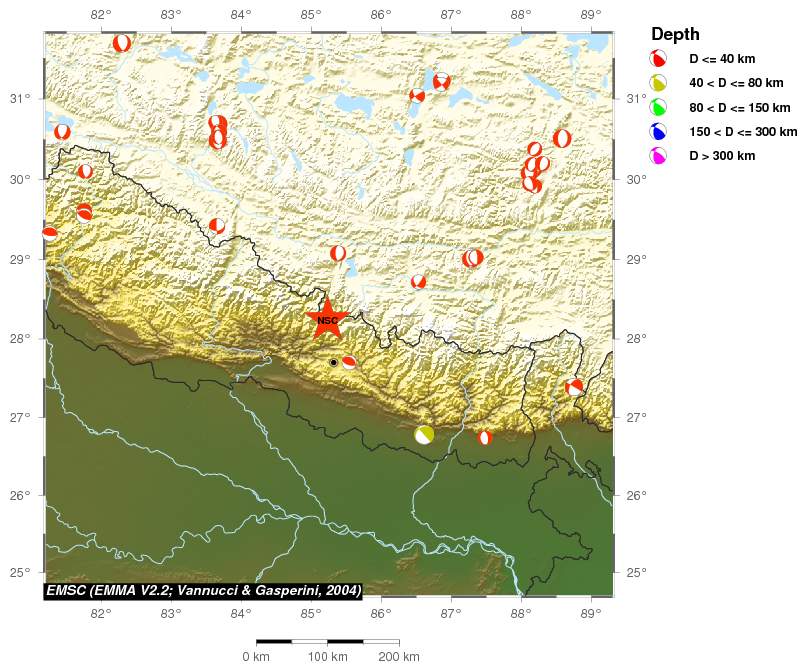 Regional moment Tensor