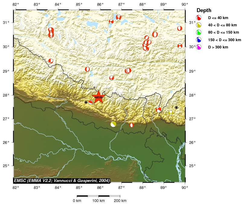 Regional moment Tensor