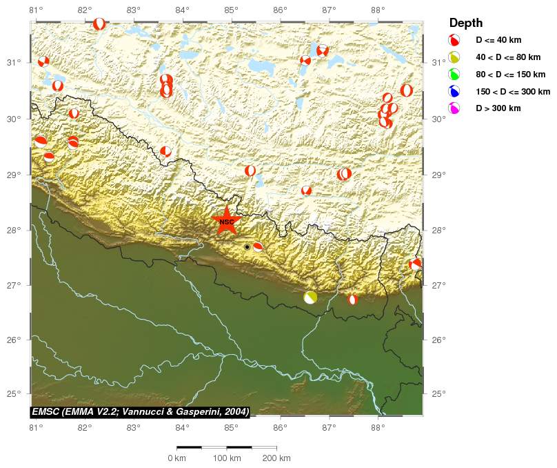 Regional moment Tensor