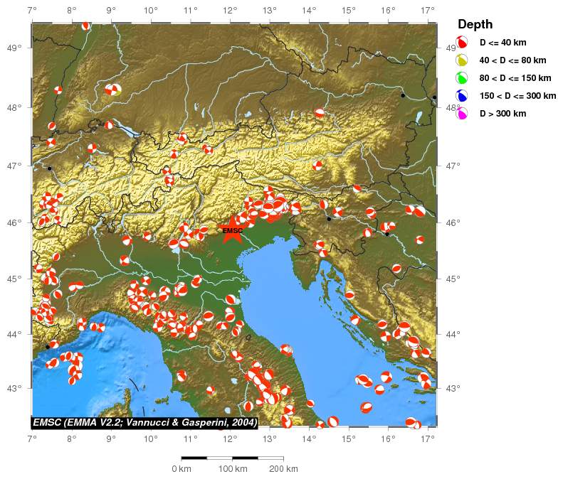 Regional moment Tensor