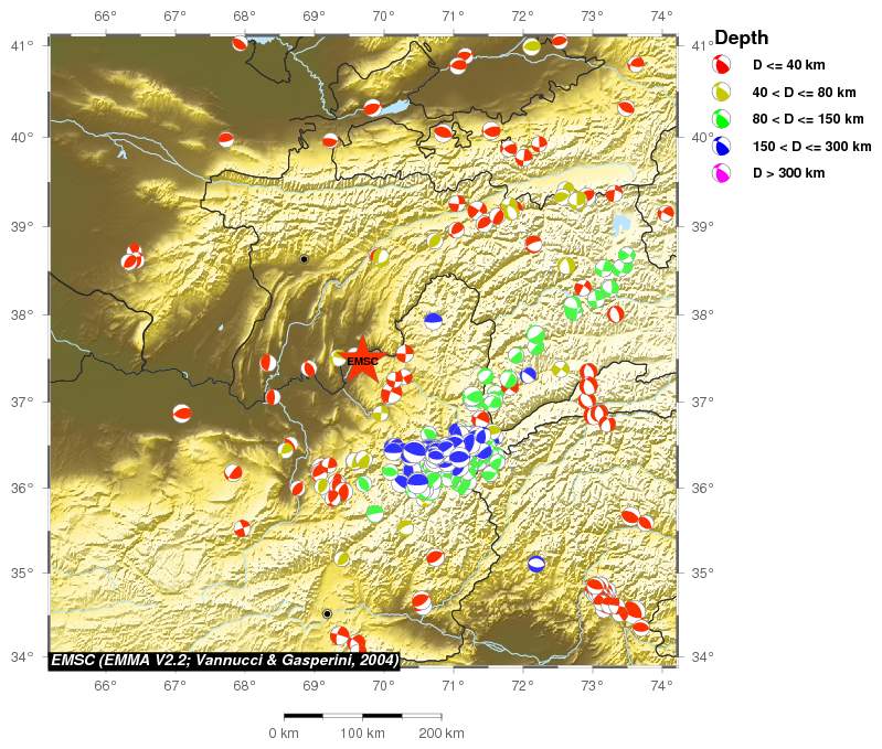 Regional moment Tensor