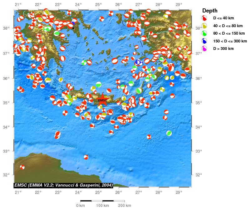 Regional moment Tensor