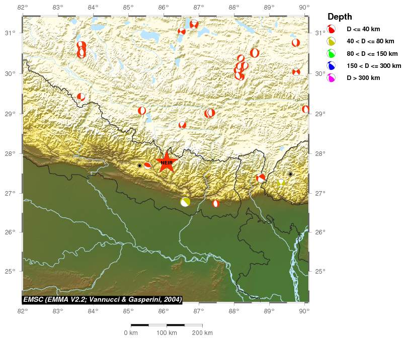 Regional moment Tensor