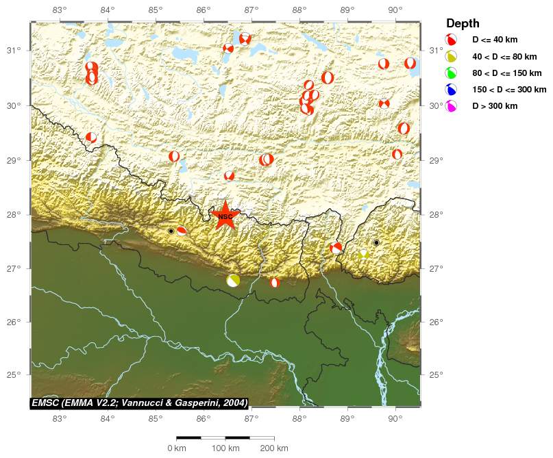 Regional moment Tensor