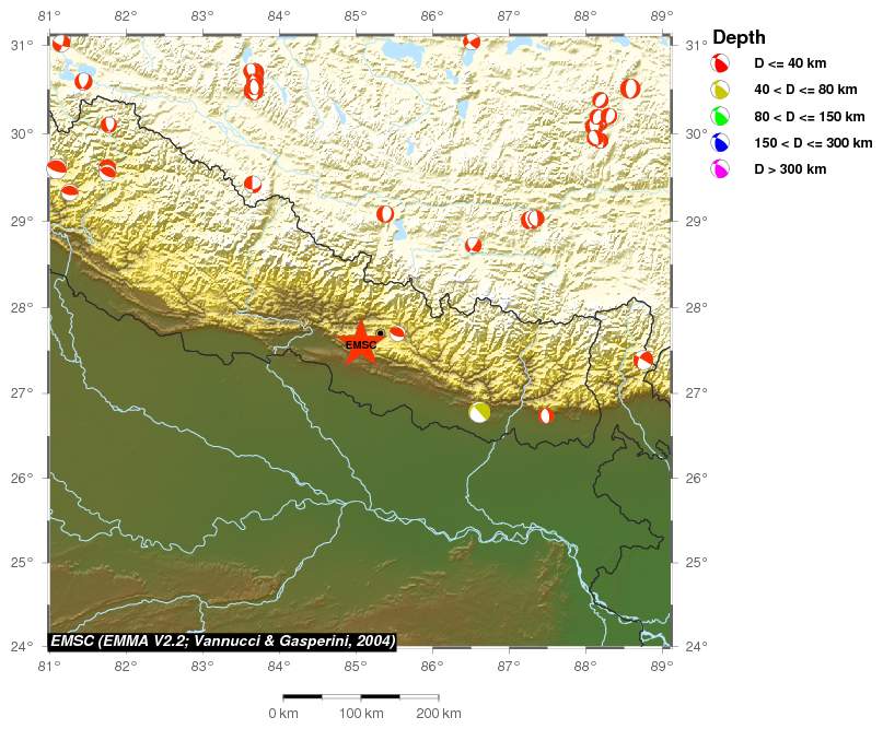 Regional moment Tensor
