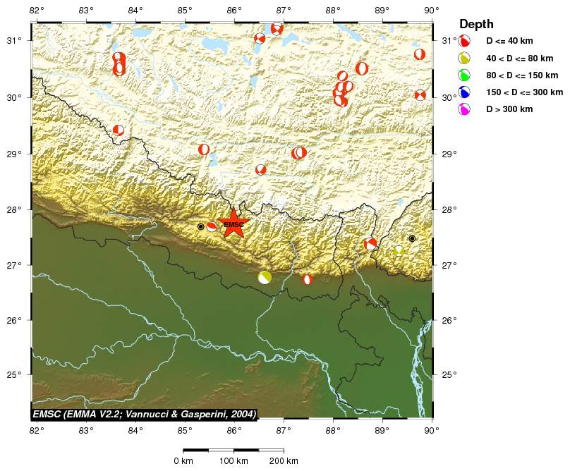 Regional moment Tensor