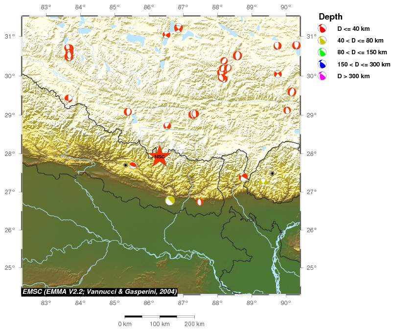 Regional moment Tensor