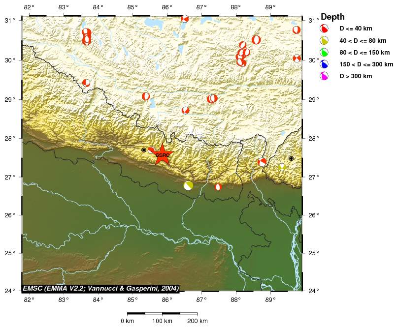 Regional moment Tensor