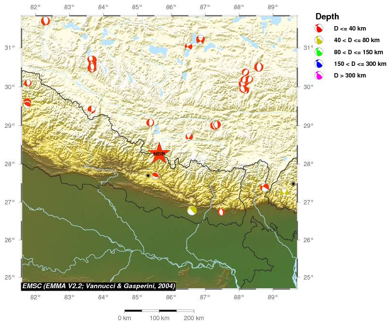 Regional moment Tensor