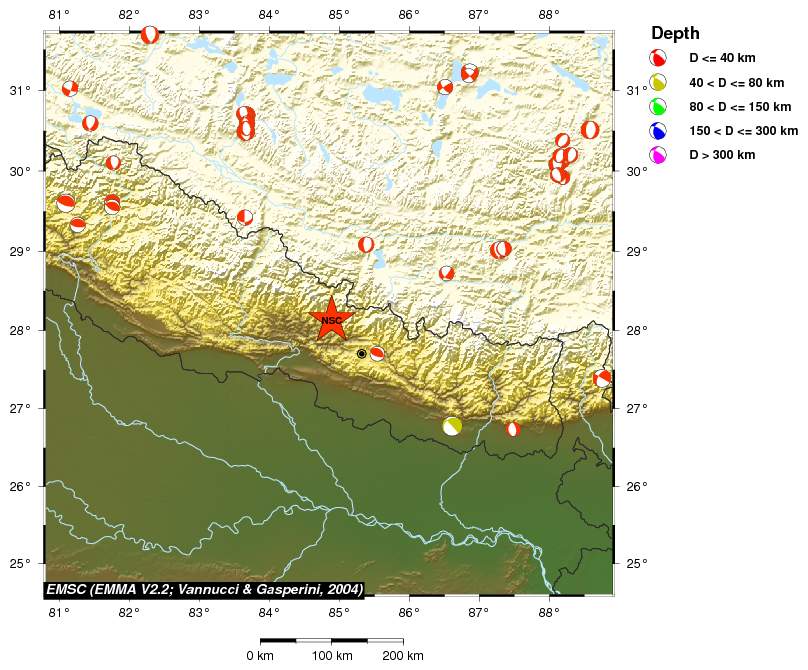 Regional moment Tensor