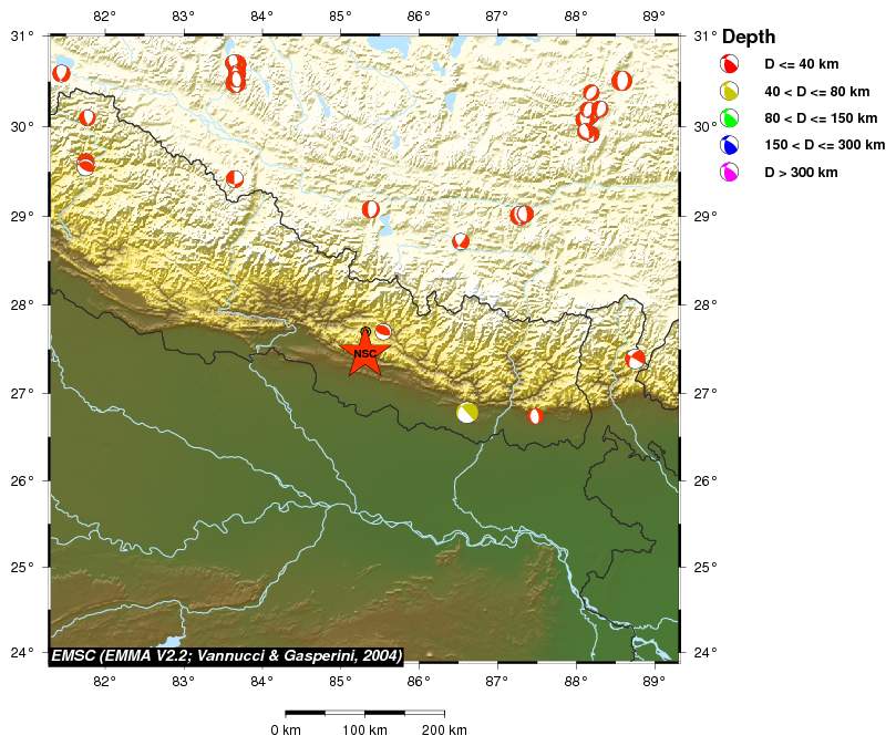 Regional moment Tensor