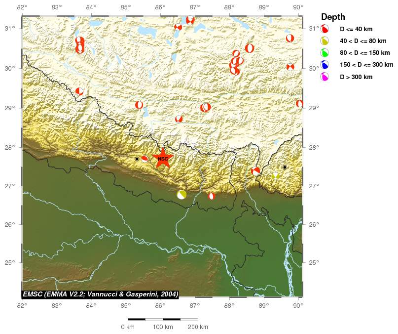 Regional moment Tensor