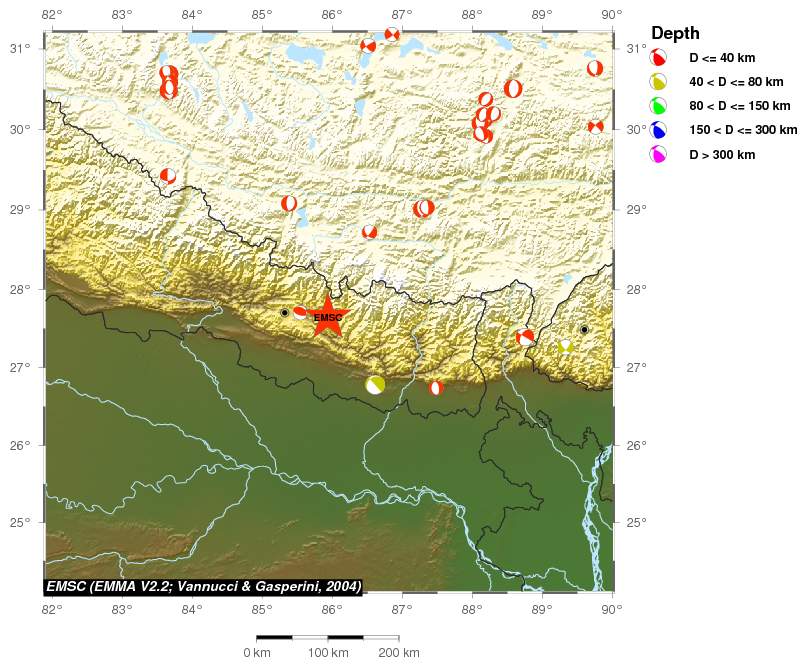 Regional moment Tensor