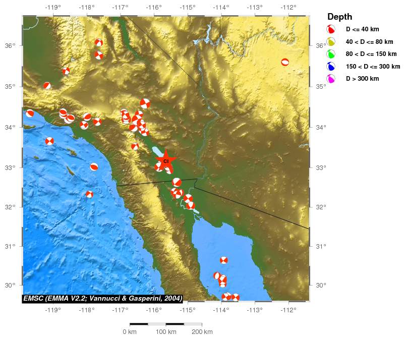 Regional moment Tensor