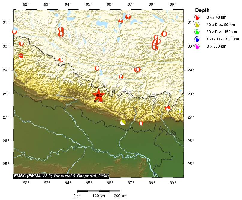 Regional moment Tensor