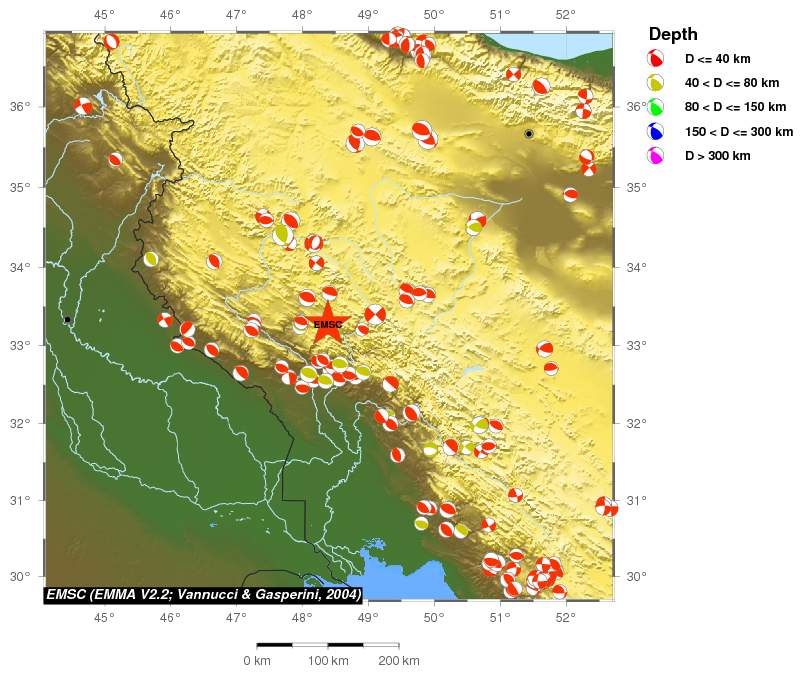 Regional moment Tensor