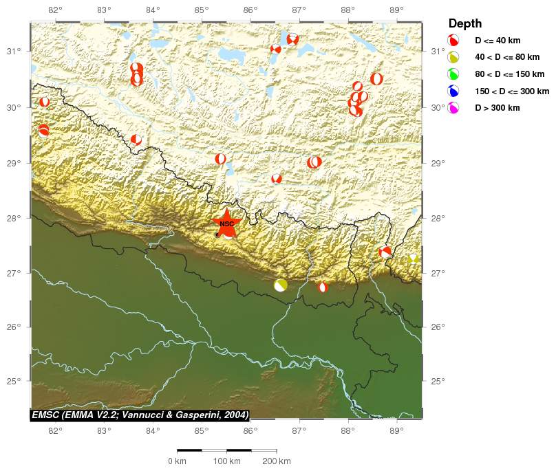 Regional moment Tensor