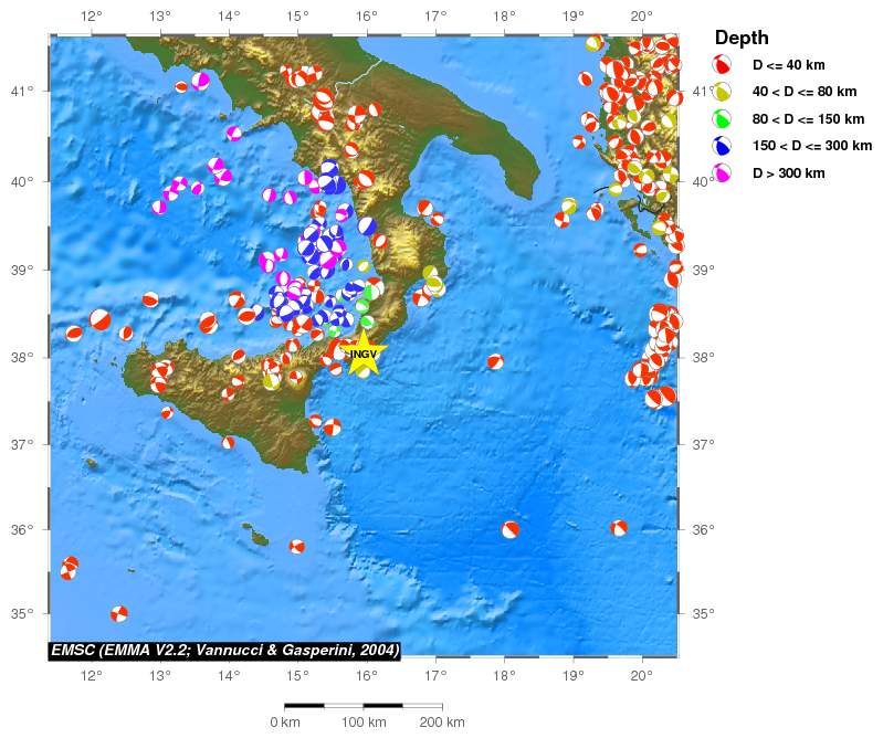 Regional moment Tensor