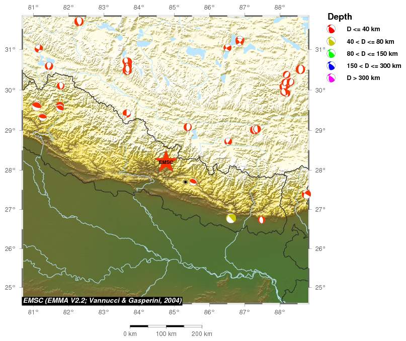 Regional moment Tensor