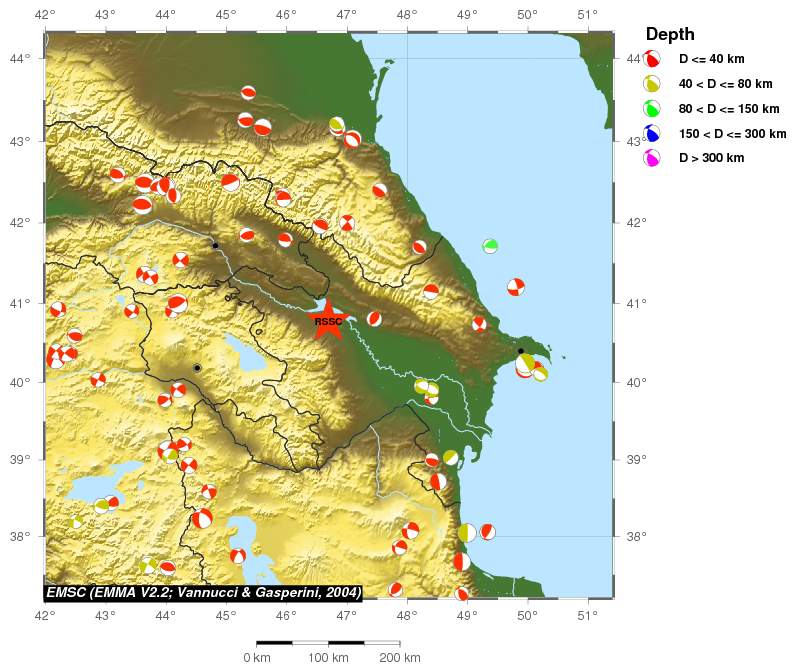 Regional moment Tensor