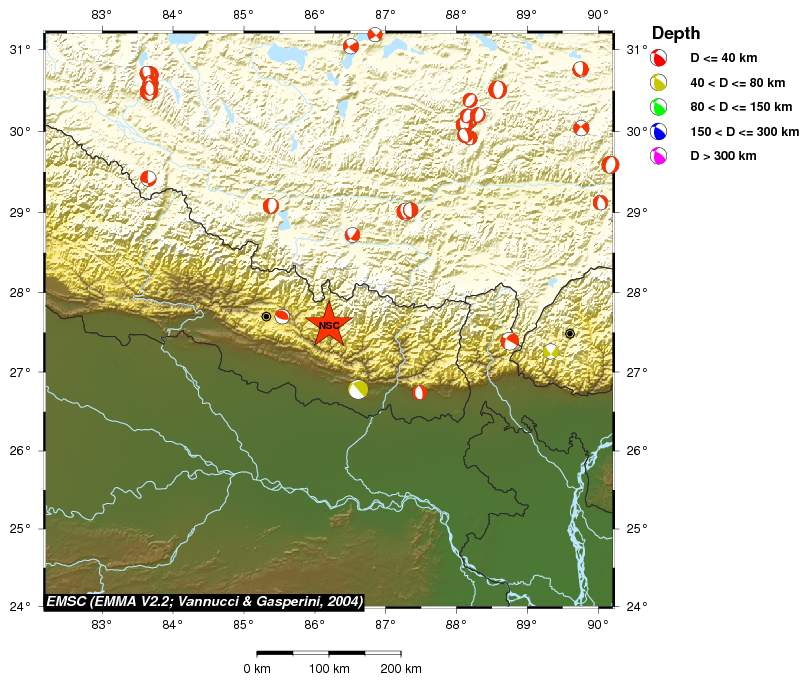 Regional moment Tensor