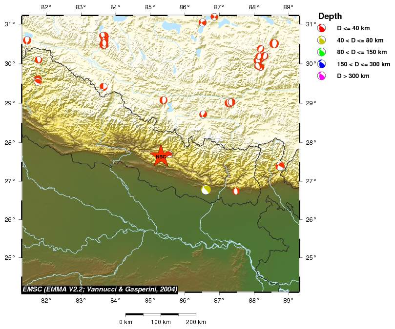 Regional moment Tensor