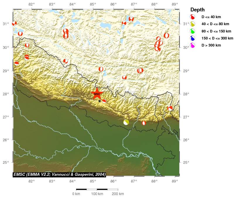 Regional moment Tensor