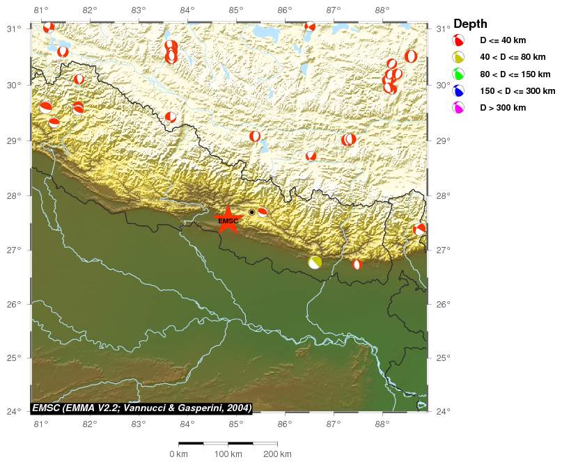 Regional moment Tensor